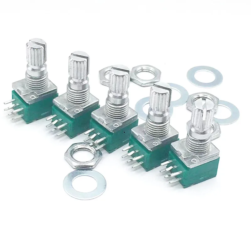 9mm Rotary Dual Potentiometer B103 Potentiometer 1k 2k 5k 10k 50k 100k