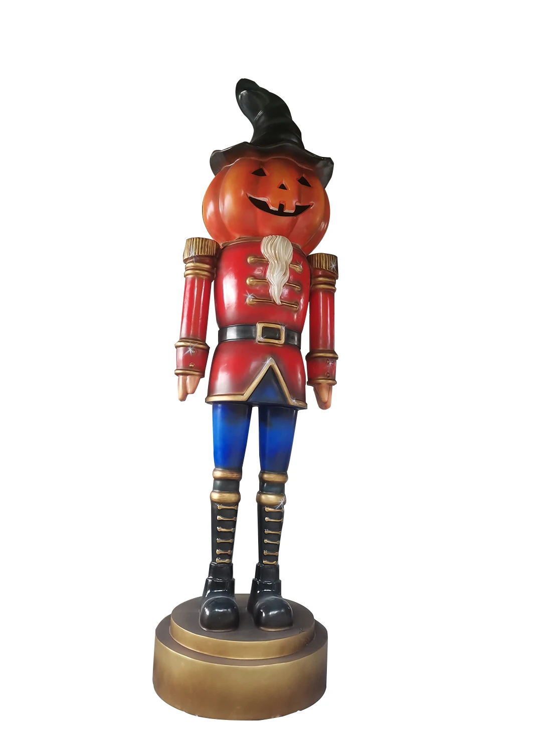 Décor Casse-Noisette En Bois Pour Thanksgiving/Noël - 36 Cm, Ambiance Automne Et Fêtes, Décoration Salon Cheminée