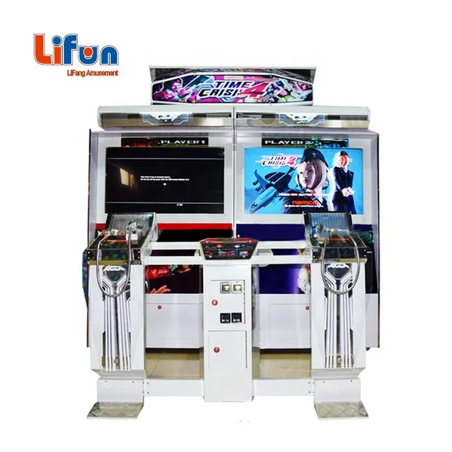 Indoor 2-Player Coin Operated Arcade Shooting Game Time Crisis 4 Gun Shooting Machine for Game Centres and Playgrounds