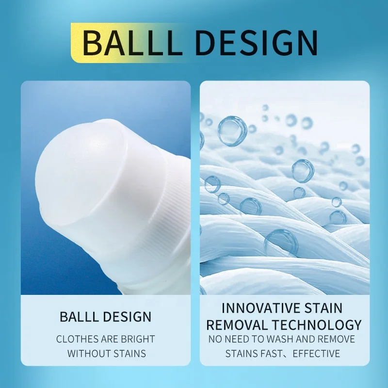 POITEAG Remove Stubburn Stains Rolling Bead Ball  Design and Rolling Bead  for Removing  Clothings Stains Effectively