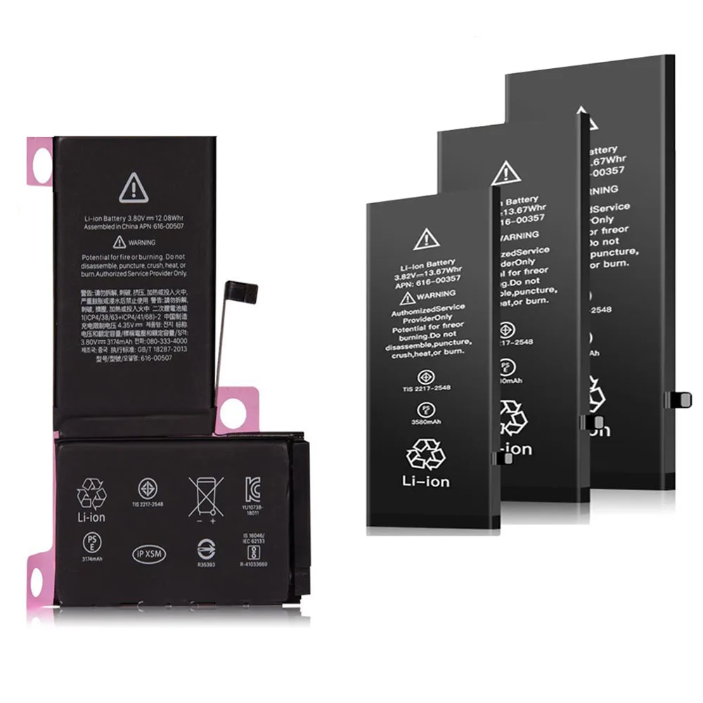 Low Price Hot Sale Battery for IPhone6 6+ 6S+ 5S 5C 7+ Plus X Xs Max Xr  6Plus High Quality High Capacity Replacement Battery