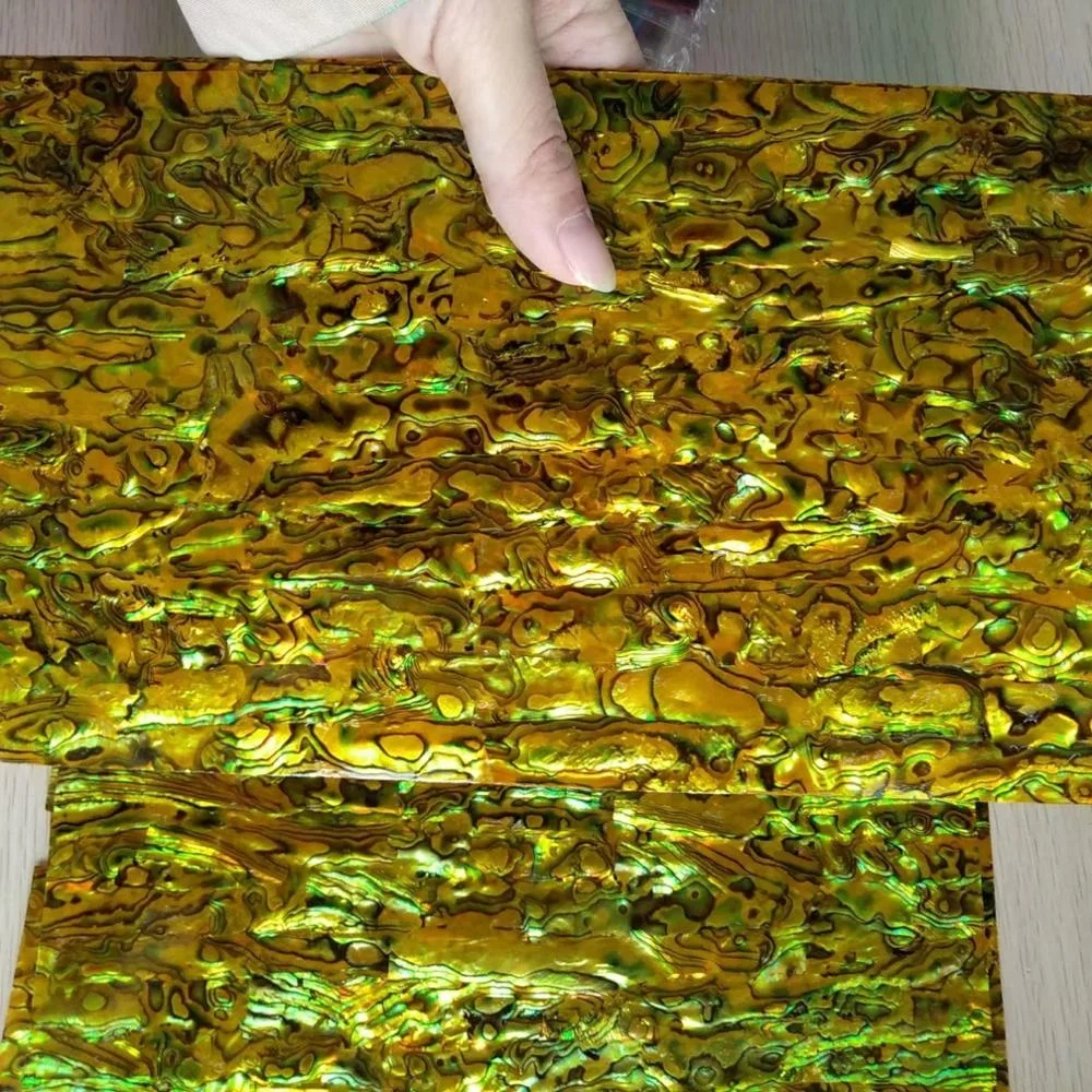 Hot Selling Dyed Colored Abalone Shell Laminate Veneer for Wall Paper Furniture Inlay Guitar Accessories