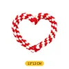 corazón rosa y blanco 40g