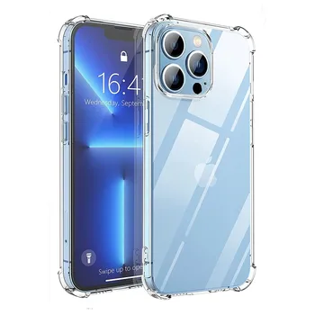 Ultra Thin Clear Case For iPhone 11 12 13 Pro XS Max XR X Soft TPU Silicone For iPhone 8 7 6 Plus 13 Mini Back Cover Phone Case