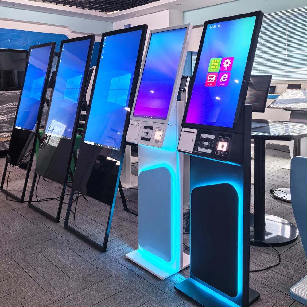 Android Powered Self Ordering Kiosk with Printer & Microphone