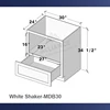 White Shaker-MDB30