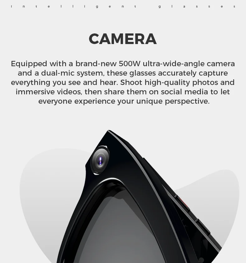 M01 Smart AI Camera Glasses 500w HD Camera Anti-Shake Record ENC AI Translation WIFI Sunglasses Smart Intelligence Headset 2025