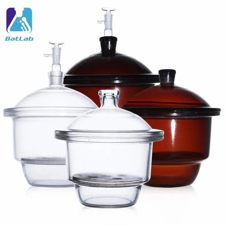 Laboratory Glassware Boro3.3 Glass Desiccator Vacuum Manufacturer Clear ...
