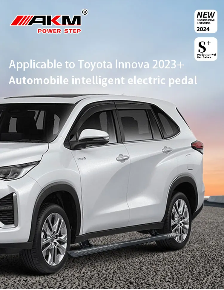 Factory Aluminum Alloy Support APP Smart Power Running Board for Toyota INNOVA ZENIX Electric Side Step supplier