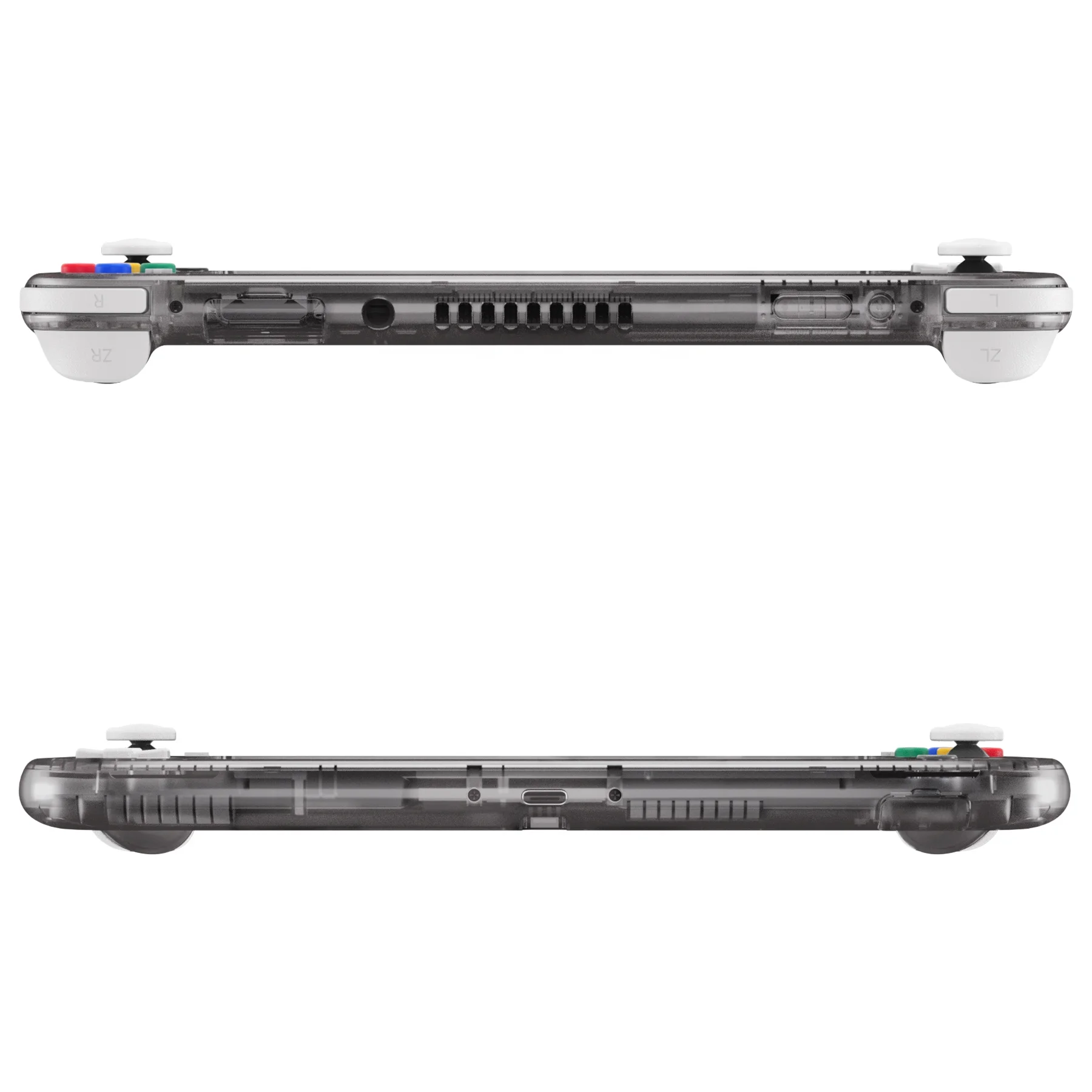 Nintendo Switch Lite クリアブラック換装済み eXtremeRate Nintendo Switch Lite用交換フルセットシェル＆ABXY