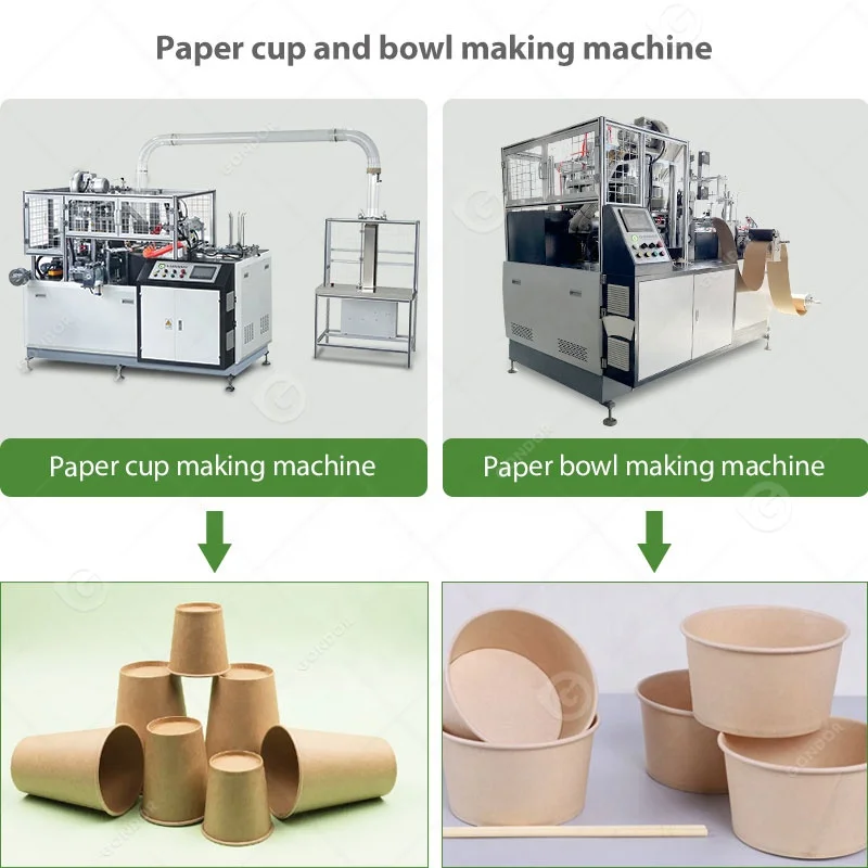 Automatic Line 12 Oz Coffee German Paper Cup Make Maker Machine