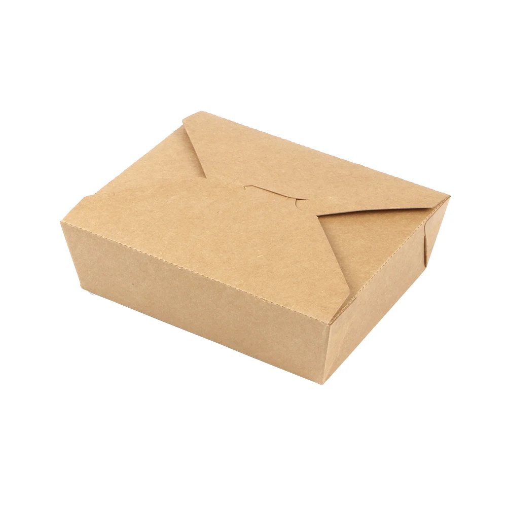 Custom Paper Packaging Box for Meat Seafood Baked Goods Food Packaging With Wax Coated Greaseproof Paperboard Layer