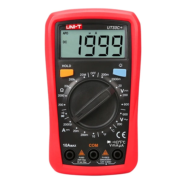 High Precision Professional Multimeter Cheapest Digital Electrical Multimeter with 1999 Counts XL830L