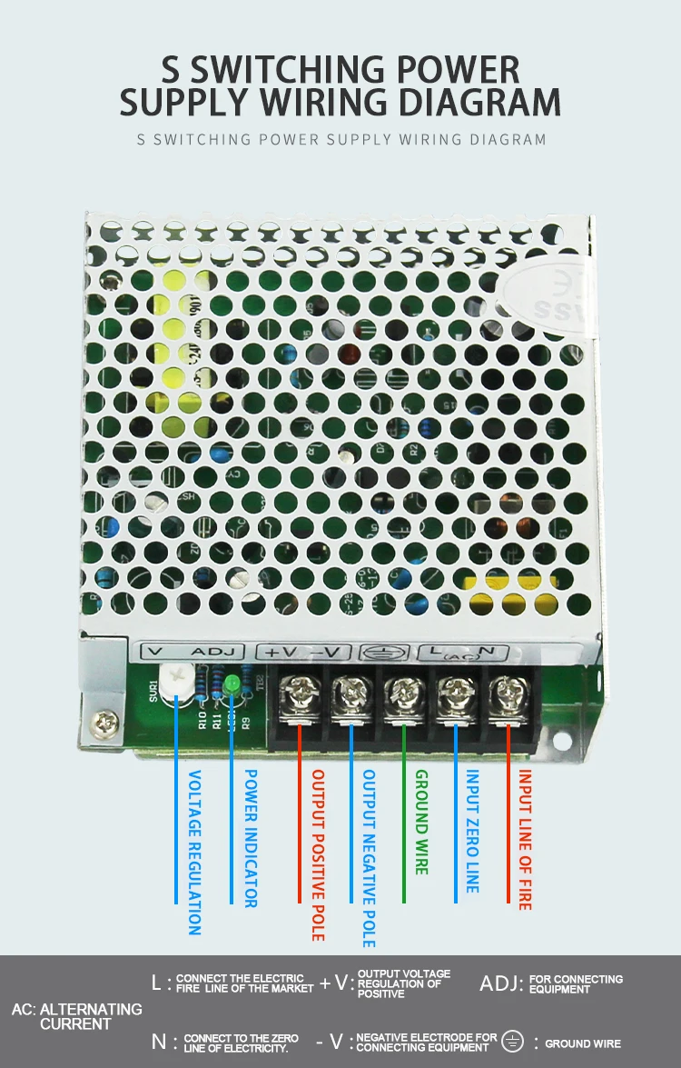 Alimentation a découpage haute qualité 400W 24V 17A S-400-24