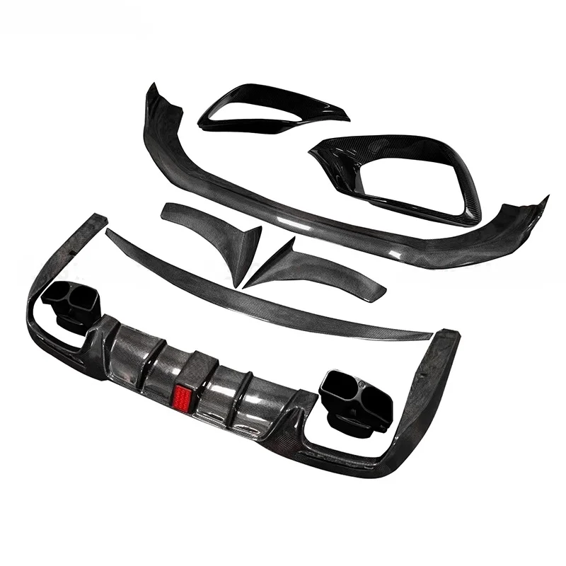 Carbon Body Kit Suitable For Mercedes-Benz S-Class W222 S63 Carbon Fiber Modified Front Lip Rear