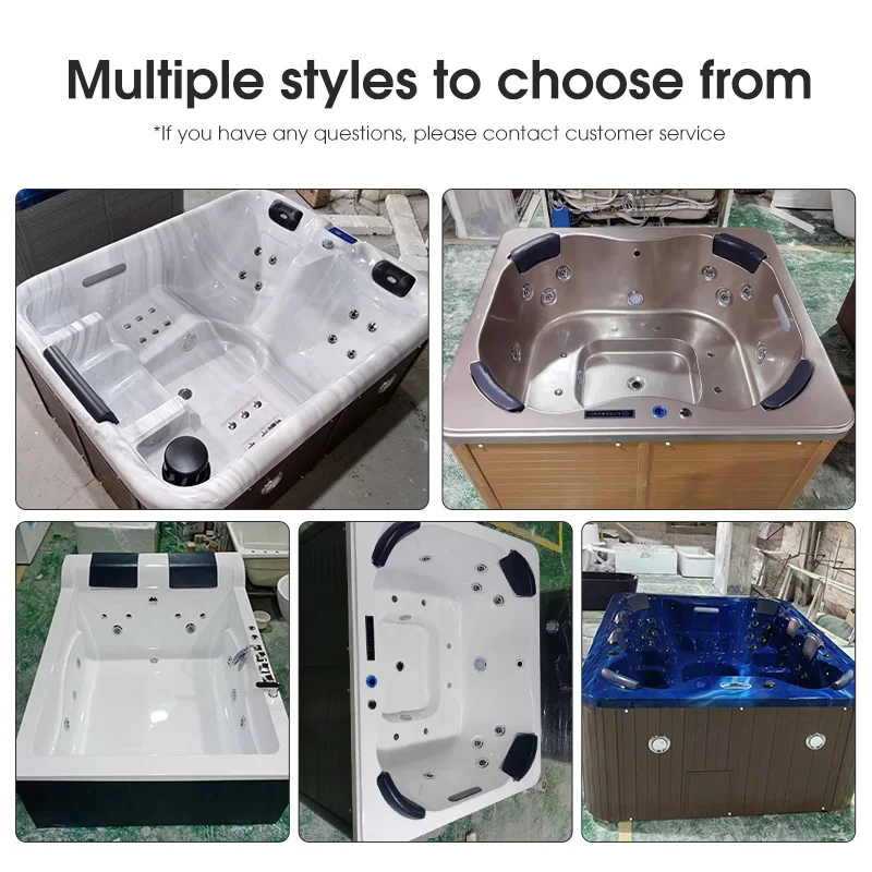 インフレータブルホットタブ 2～4人用 屋外スパ、120ジェット付き