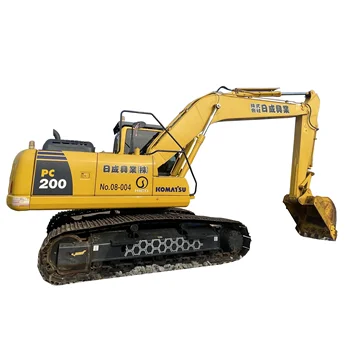 Used Digger Komatsu PC200  Hydraulic  Crawlerl Used Excavators