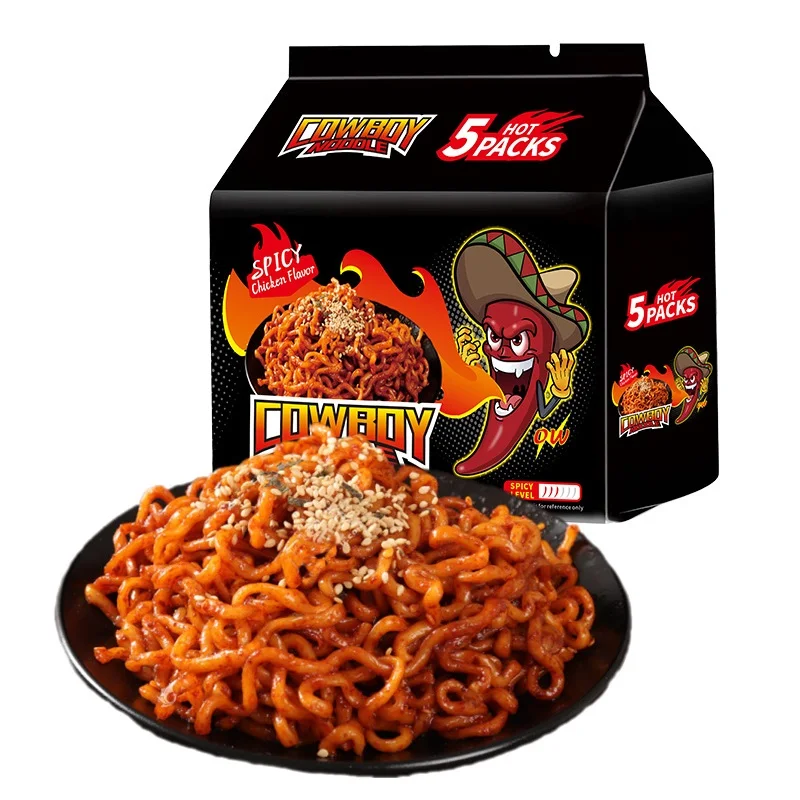 Оптовая продажа, горячая распродажа, 140,5 г, фаст-фуд, корейский пряный аромат, горячая курица, рамен, лапша быстрого приготовления