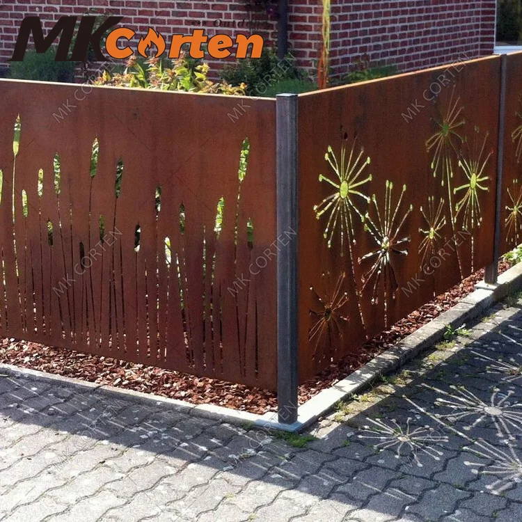 Fence Aluminium Garden Privacy Corten Steel Aluminum Privacy Screens ...