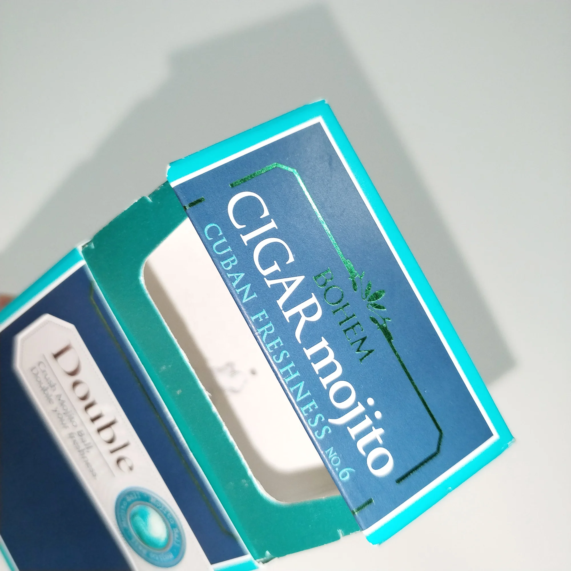 Customized 20 Packs Printed Paper Cigarette Packaging Box OEM Cigarette Packaging Case