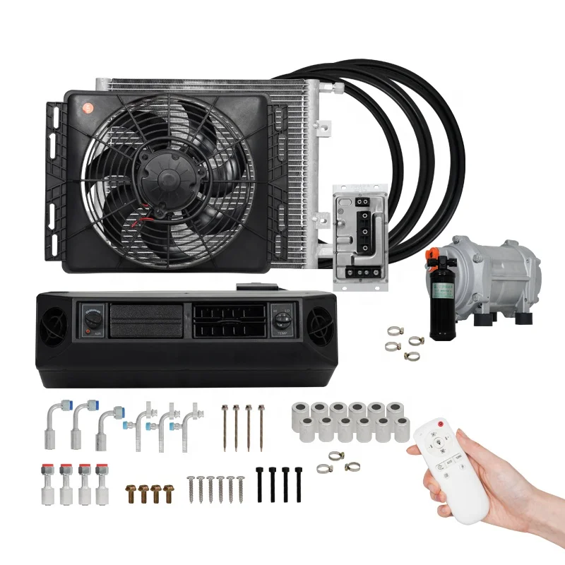 24V 12V 電動ミニスプリットトラック用スリーパーエアコン パーキング