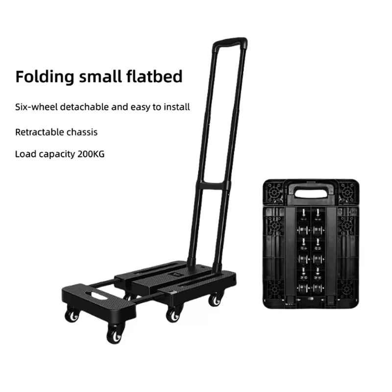 Luggage Folding Dolly Wheel Platform Truck Trolley