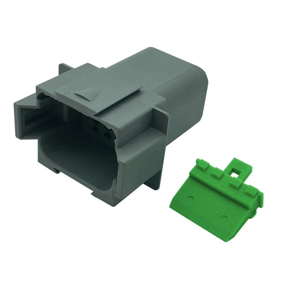 8-way Deutsch DT plug shrink boot with wedge lock for many marine, automotive, racing and industrial applications