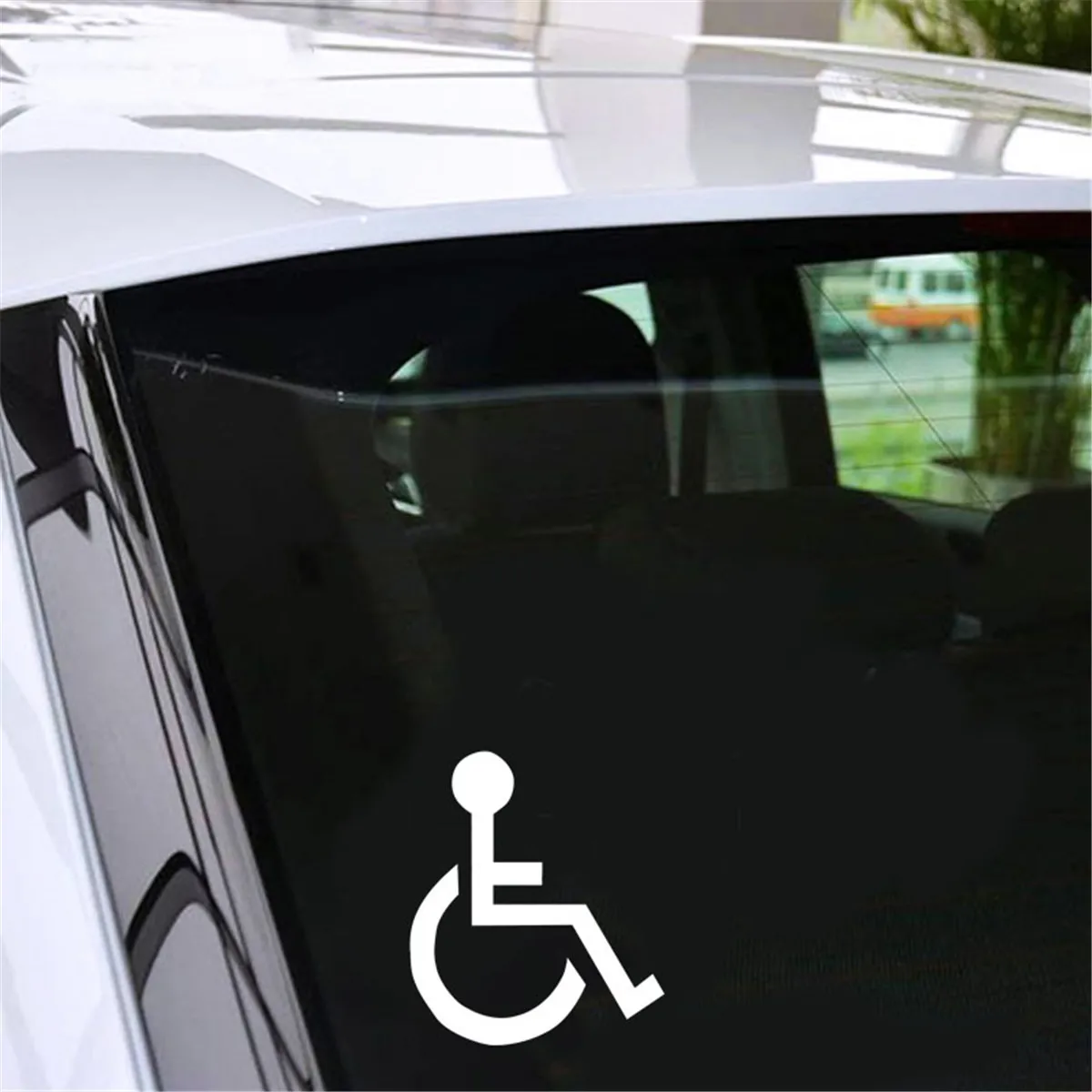 Handicap Symbol Decal - Reflective Heat Insulation Film