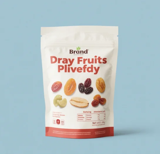 Sealed Food Packaging Upright Bag, Dried Fruit Snacks