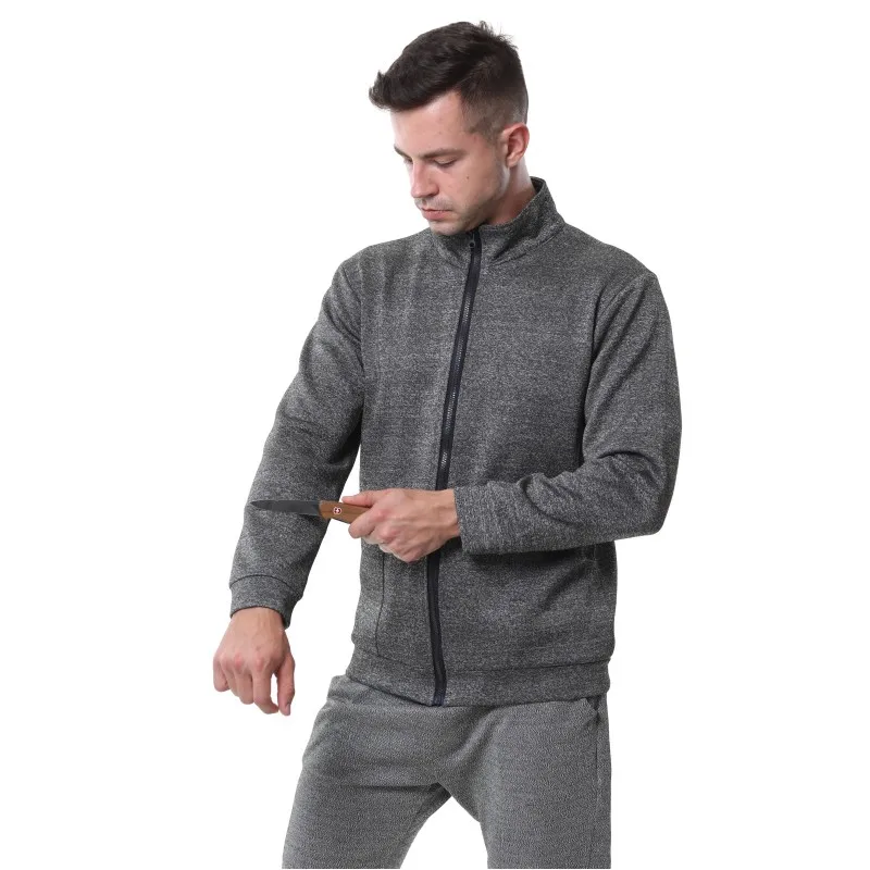 GLOVEMAN Autumn Warm Grey Level 5 Anti Cut Knife Resistant Personal Protective Equipment Civil Protection Stab Proof Coat Jacket
