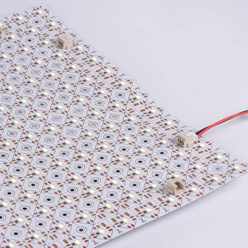 DIY Paper Thin LED Light Sheets 6500K Flexible LED Light Sheet SMD 2835 24V DC CRI98 Cuttable LED Sheet for Interior Decoration