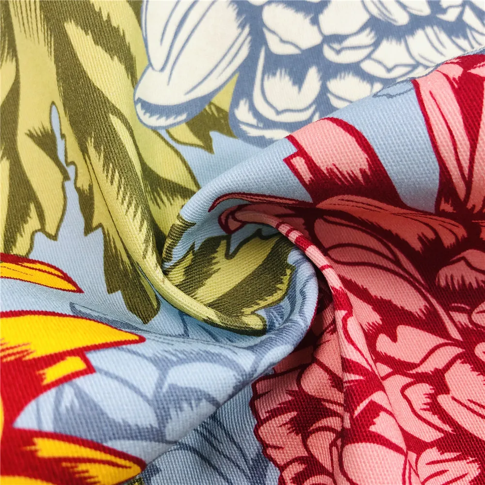 Оптовая продажа на заказ, 100 хлопковая ткань для шарфа с цифровым принтом