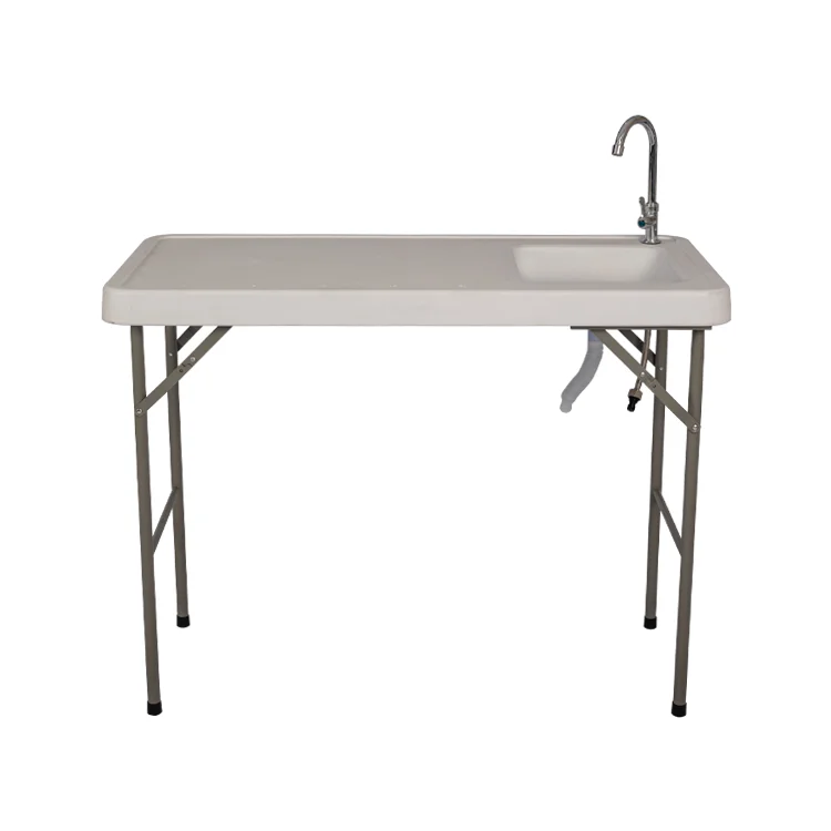 Портативный открытый кемпинг кухня с раковиной Мобильный складной стол для очистки