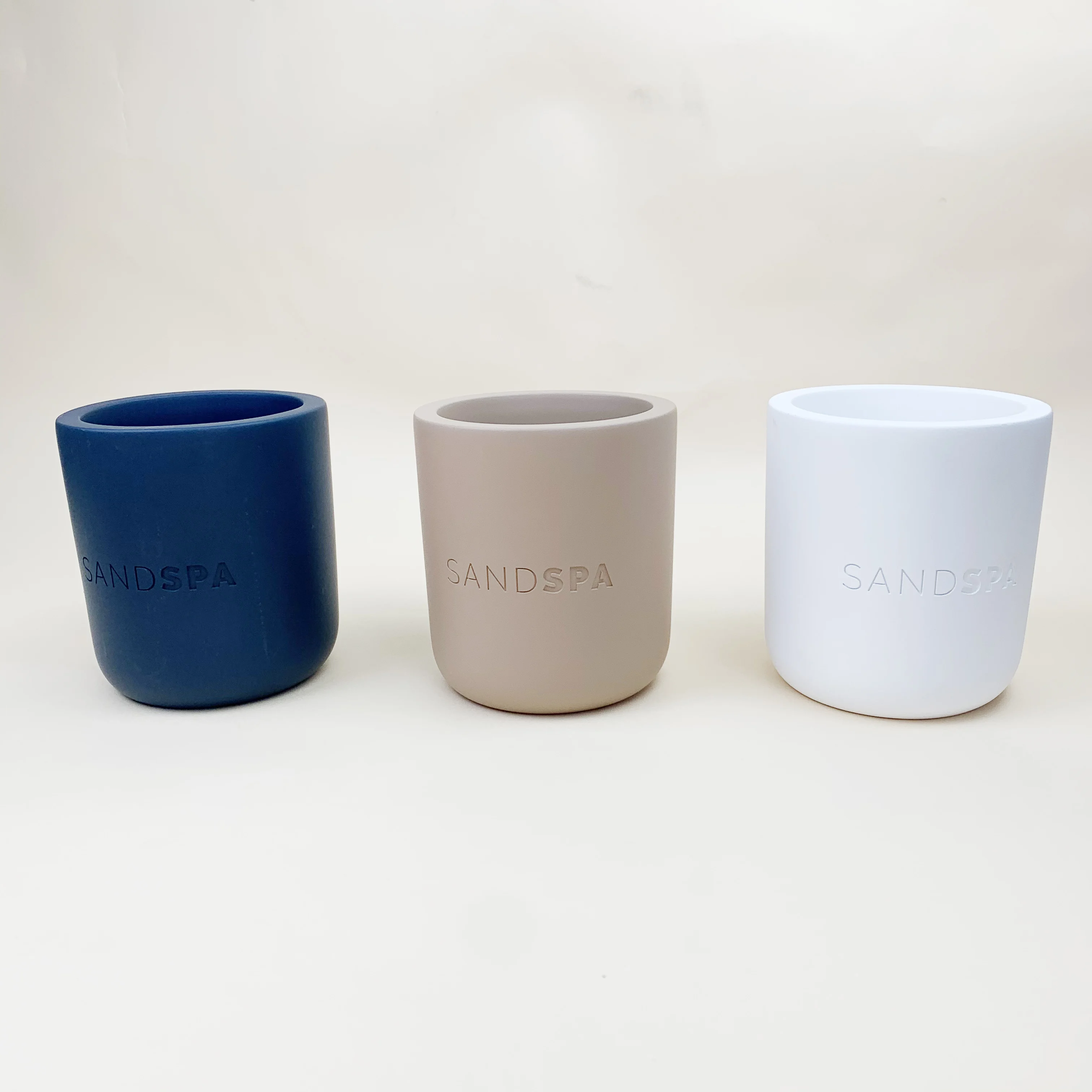 Wholesale Custom Concrete Candle Jars Containers with Lid Cement Candle Holder for Wedding Home Decor