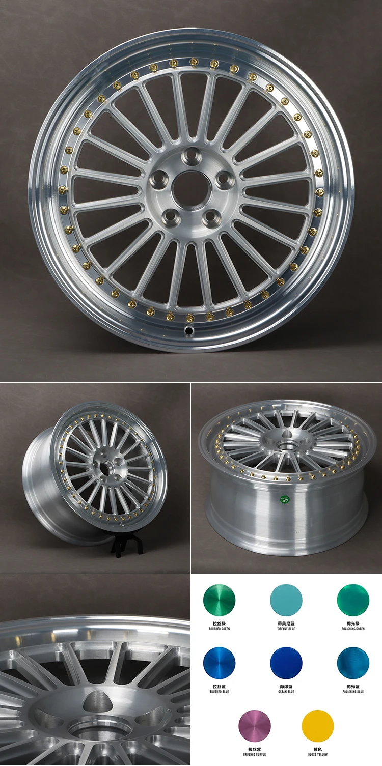 Wangu New 2-Piece Forged Monoblock Car Wheels Multi-Spoke 18-22 Inch ...