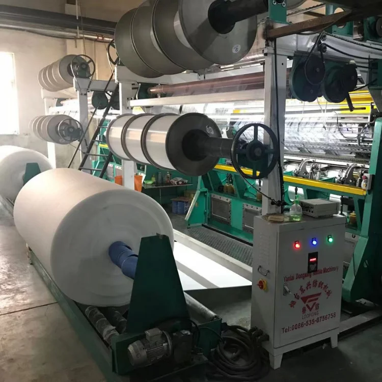 Net Make Machine Fabric Single Needle Bed Warping Knitting Machine for Weaving Fishing Nets