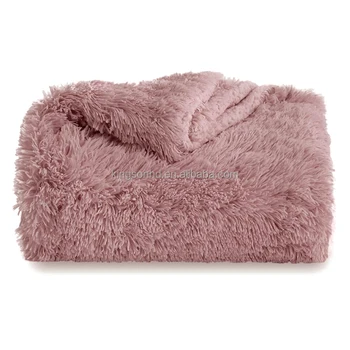 Faux Fur Cream Throw Fluffy, Cream Throw Blankets for Couch, Sofa, Bed