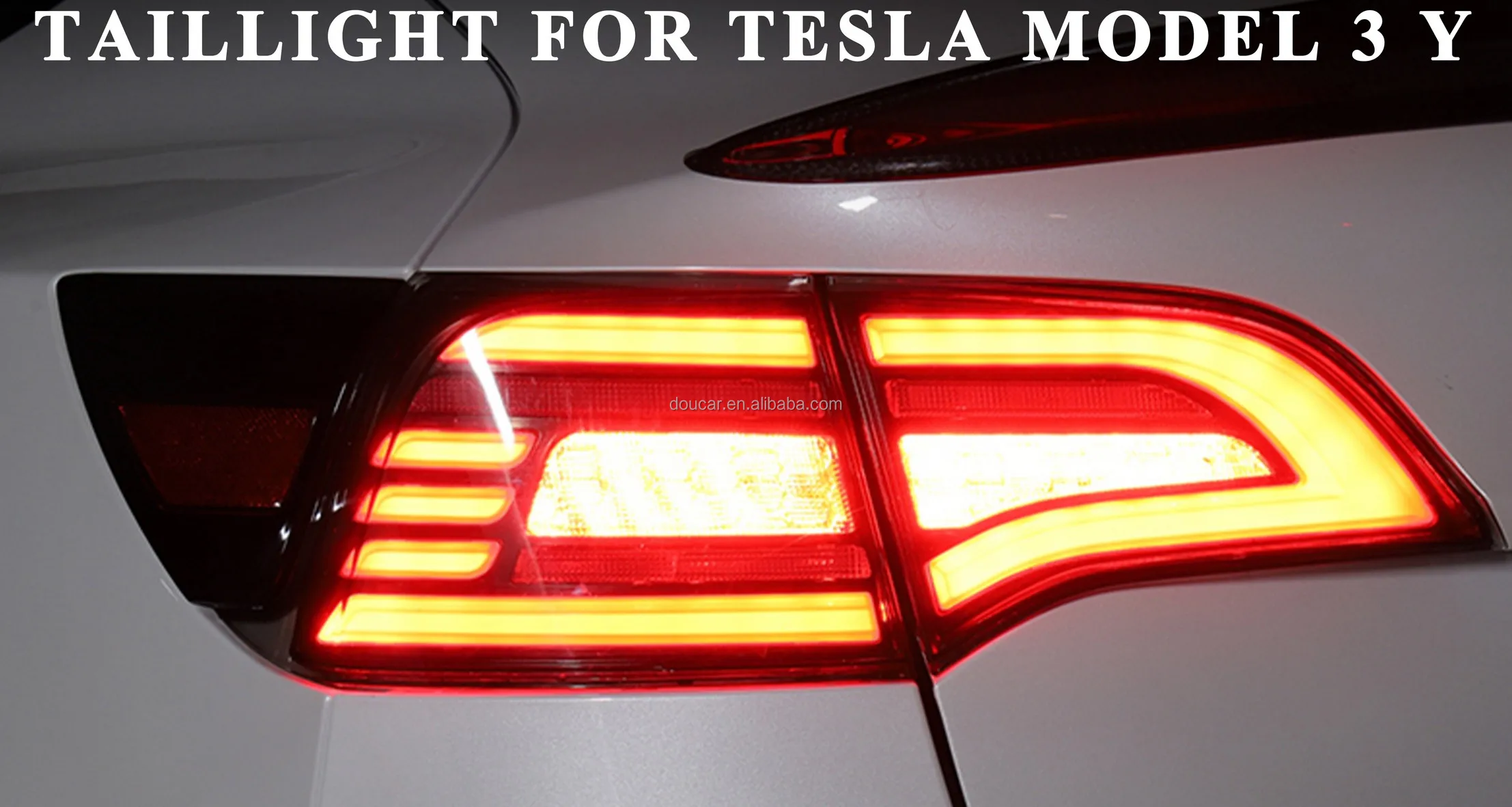 Doucar Tail Lamps Tesla Tail Lights For 20172023 Tesla Model 3 Model Y