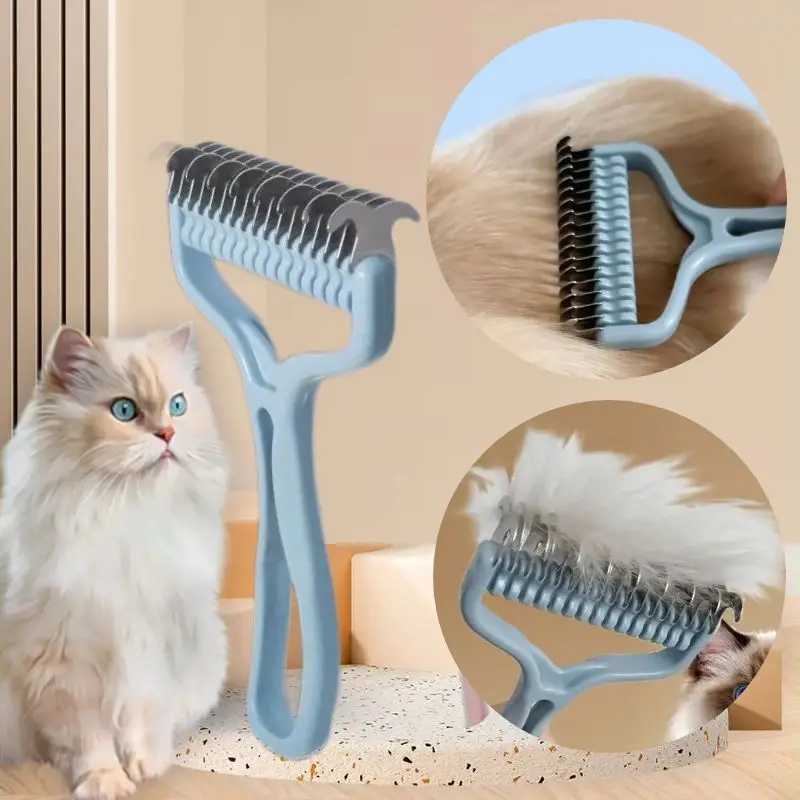 Grooming Comb Cat Moulting Comb Avatar Cat Comb Pet Comb Colorful