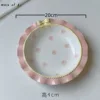 Pink bow deep plate