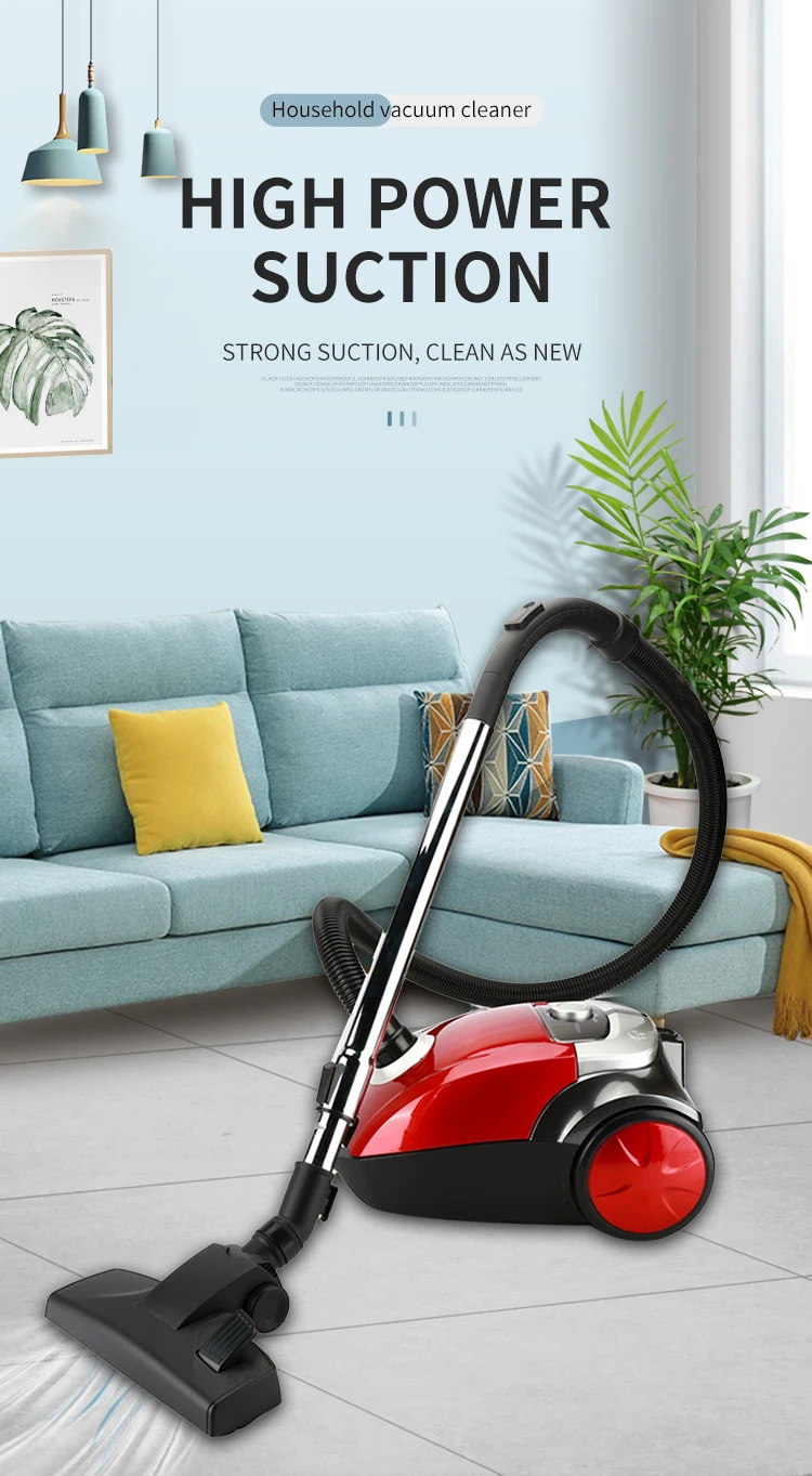 High Power Suction Household Wired Cord Canister Vacuum Cleaner With