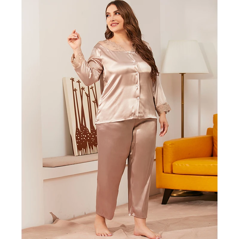 Silk Pajamas Pajamas For Women Plus Size Pink Silk Shein Night Suits Set  Shop Wholesale Plus Size Ladies Pajamas Sexy Comfortable