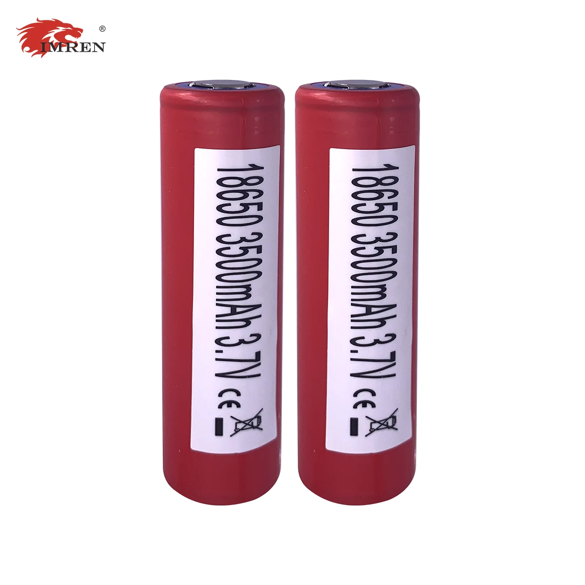 OEM LI-ION E-cigs battery li-ion 18650 battery IMREN18650 3500mAh GA   green wrap 3.7v battery