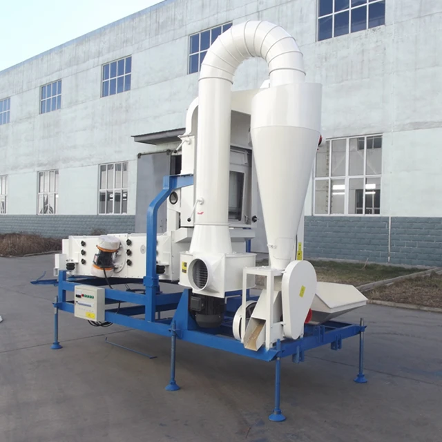 Seed Grain Cleaning Machine for Wheat Barley Sesame Beans Pulses Sorghum Maize Cleaner