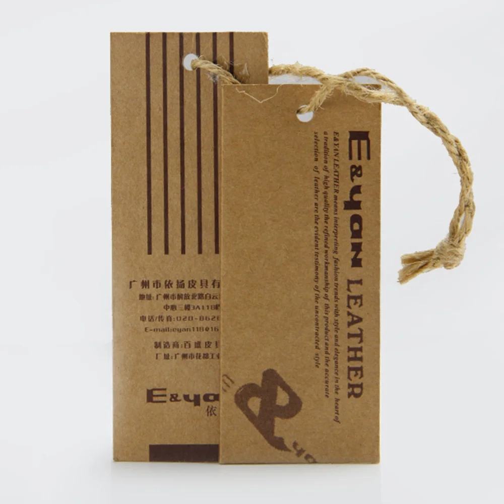 custom kraft hang tags