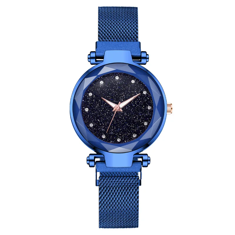 Starry Sky Watch Ladies Fashion Wrist Quartz Magnet Watches