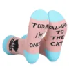 Chat bleu rose