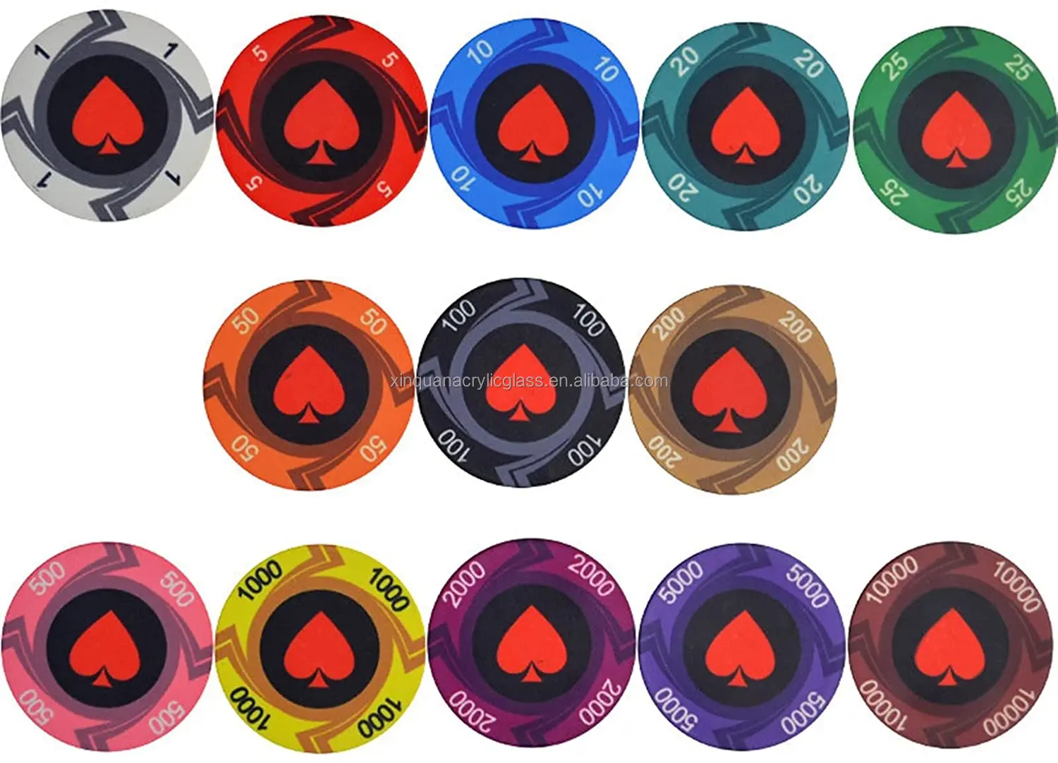 Poker Set Chips Hot Selling Style Convenient Harmless Nontoxic Custom