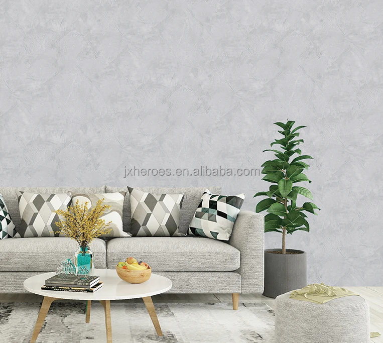 Concise Plain Rock Pattern Wholesale Decorative PVC Wallpaper