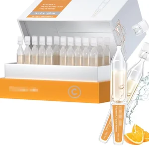 Private Label Whitening Natural Skin Vitamin C Face Serum With Hyaluronic Acid